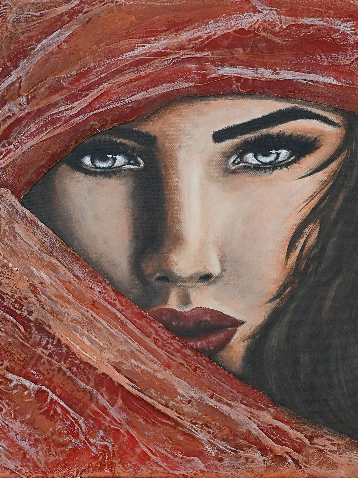 Schilderij "Seen" van Didi Konings.