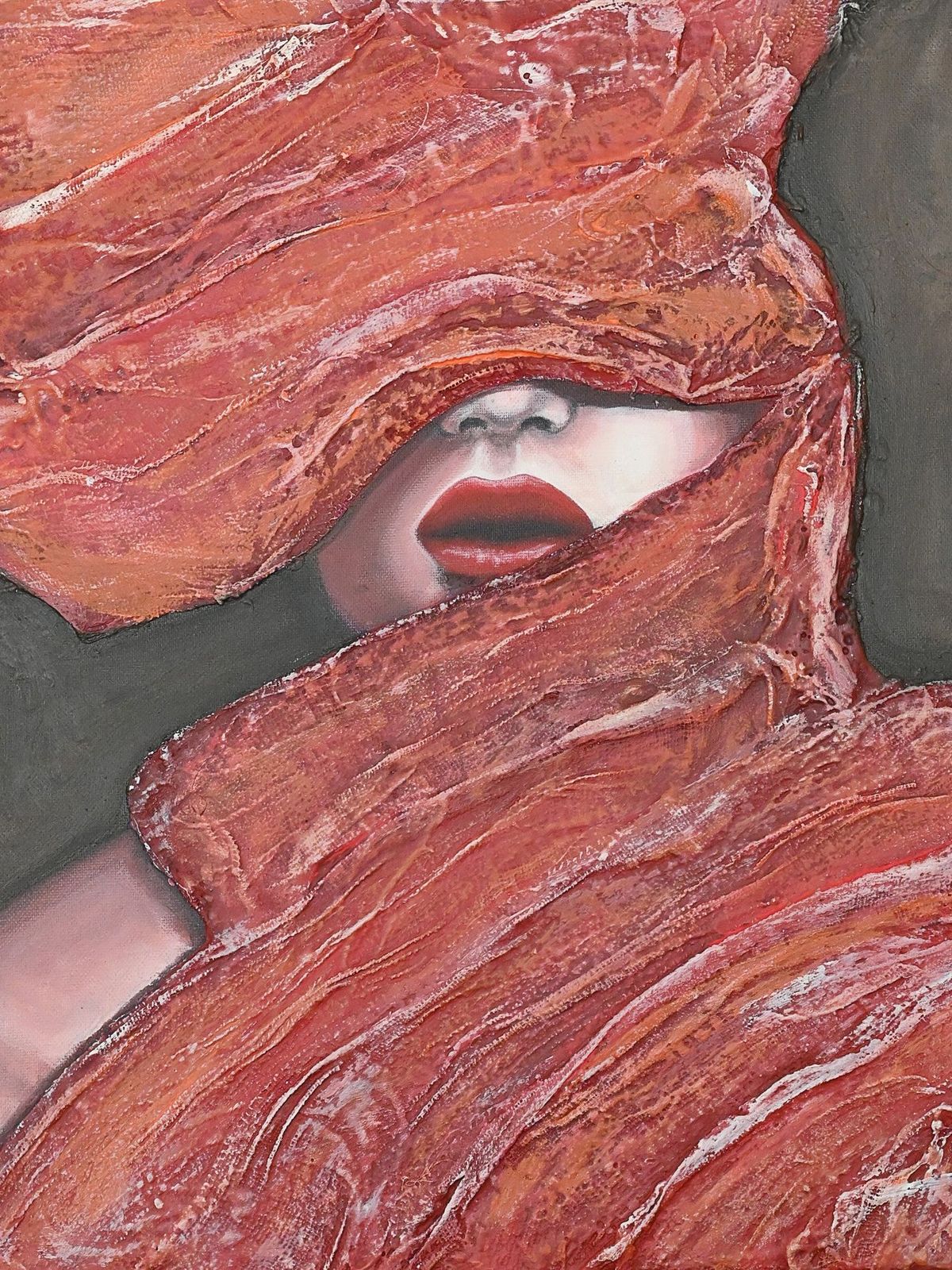 Schilderij "Unspoken" van Didi Konings.