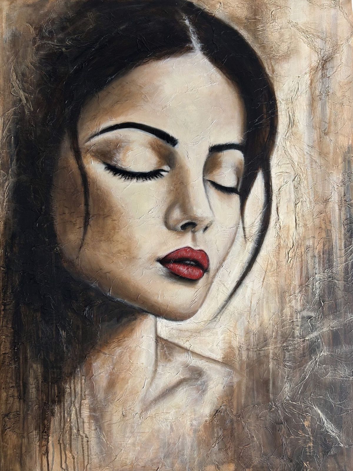 Painting "Inner Bloom" by Didi Konings.